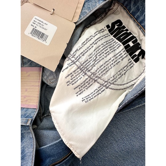 Mother Denim Snacks The Dinner Bell Crop Jeans All You Can Eat Size 26 NWT - Picture 5 of 9